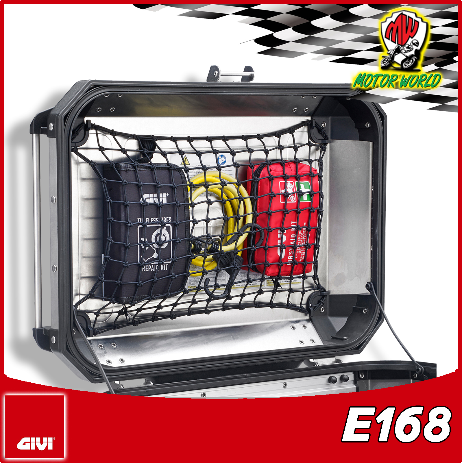 Givi Rete Elastica Da Trasporto Per Bauletto Trekker Outback 42 Litri - Foto 5